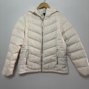 THE NORTH FACE‎ 550 Down Roxborough Luxe Hooded Jacket Sherpa Lined Women Large